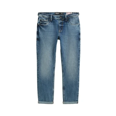 Abbildung von TOM Tailor denim Aedan Jeans Straight Leg, Herren, Größe: 29x32, Used mid stone blue