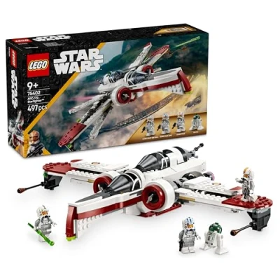 Abbildung von LEGO Star Wars 75402 ARC 170 Starfighter Spielzeug mit 4 Minifiguren inkl. Klon Piloten und R4 P44 Droide, Sammlerstück, Geschenk für Fans von Die Rache der Sith Jungen Mädchen ab 9 Jahren