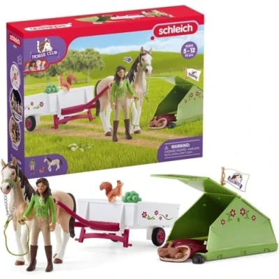 Abbildung von schleich 42533 HORSE CLUB Sarahs Campingausflug, ab 5 Jahren, Spielset, 12 Teile