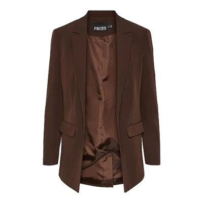 Abbildung von PIECES Damen Pcbossy Loose Noos Blazer, Chicory Coffee, S EU