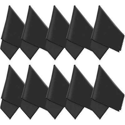 Abbildung von 10X GRUTTI Mikrofasertücher 20x20 cm Mikrofaser Brillenputztuch. Kamera Objektiv Microfaser Reinigungstücher. LCD, Led TV Bildschirm Microfasertuch Reinigung. Laptop pc Display Reiniger Tuch