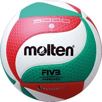 Abbildung von Molten Top Wettspielball V5M5000 DE weiß/grün/rot 5