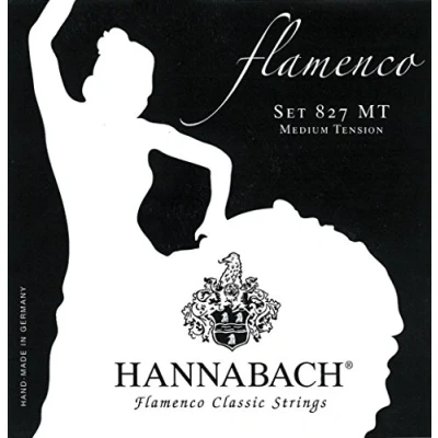 Abbildung von Hannabach Klassikgitarrensaiten Flamenco Serie 827 Medium Tension A5w Made in Germany 8275MT