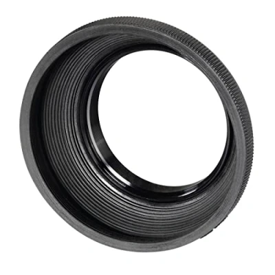 Abbildung von Hama Gegenlichtblende 77 mm (Gummi, faltbar, Universal Streulichtblende für Standard Objektive, mattierte Innenfläche, Filter Gewinde, Spiegelreflex, Systemkamera, Digitalkamera) schwarz