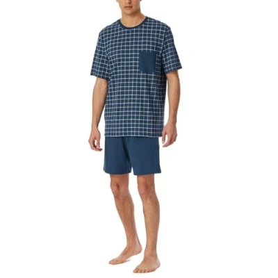 Abbildung von Schiesser Rundhals Comfort Essentials SET Nachtwäsche Set, Herren, Größe: 50, Air