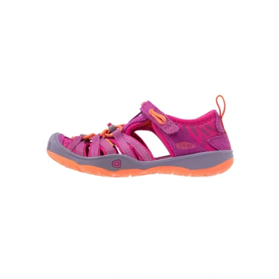 Abbildung von Keen Moxie Children Unisex Trekkingsandale für Kinder, Größe: 24, Purple wine/nasturtium Schuhe