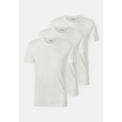 Abbildung von Selected Homme Slhroland Oneck TEE 3 PACK Tshirt basic, Herren, Größe: Small, Bright white