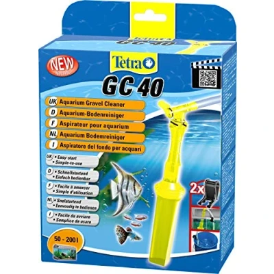 Abbildung von Tetra GC 40 Aquarien Bodenreiniger mit Schlauch, Schnellstartventil und Fischschutzgitter, Mulmsauger Saugrohrkonstruktion, geeignet für von 50 200 Liter