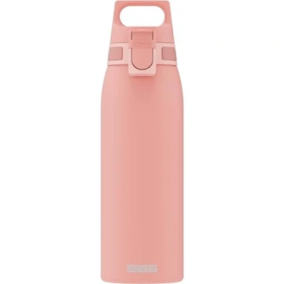 Abbildung von SIGG Edelstahl Trinkflasche Shield ONE Shy Pink Für Kohlensäurehaltige Getränke Geeignet Auslaufsicher Federleicht BPA frei Outdoor &amp; Fitness helles 1L