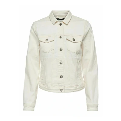 Abbildung von ONLY Jeansjacke, Damen, Größe: 36, Ecru