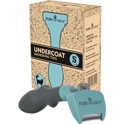 Abbildung von Furminator deShedding Tool Katze Größe S Langhaar Katzenbürste für kleine Katzen zur Entfernung der Unterwolle