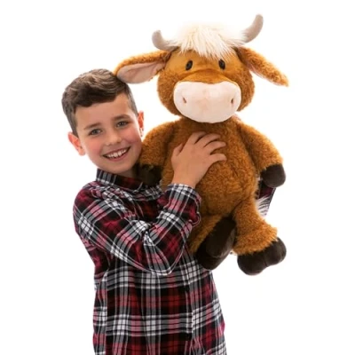 Abbildung von NICI Kuscheltier Hochlandrind McMooray 53cm braun Stofftier aus weichem Plüsch, niedliches Plüschtier zum Kuscheln und Spielen, für Kinder &amp; Erwachsene tolle Geschenkidee 61119
