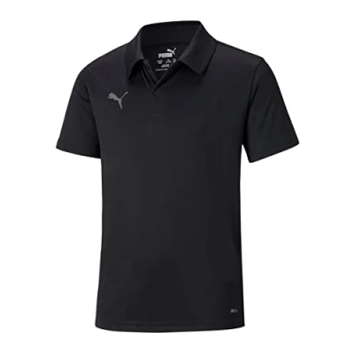 Abbildung von puma Unisex Kinder Teamliga Sideline Polo Jr Shirt, Black White, 140 EU