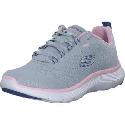 Abbildung von Skechers Damen Flex Appeal 5.0, Grau Mesh Blau Rosa Trim, 39.5 EU