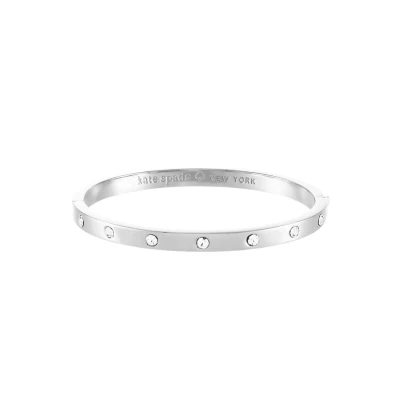 Abbildung von kate spade new york Hinged Bangle Armband silvercoloured, Damen, Größe: One Size, Silver coloured