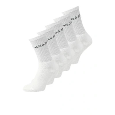 Abbildung von Jack &amp; Jones Jacregen 5 PACK Socken, Herren, Größe: One Size, White