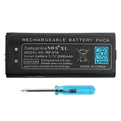 Abbildung von OSTENT 2000mAh Wiederaufladbarer Lithium Ionen Akku + Tool Pack Kit Kompatibel für Nintendo NDSiLL NDSiXL