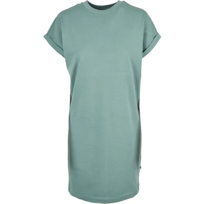 Abbildung von Urban Classics Ladies Organic Cotton CUT ON Sleeve TEE Dress Jerseykleid, Damen, Größe: Medium, Paleleaf