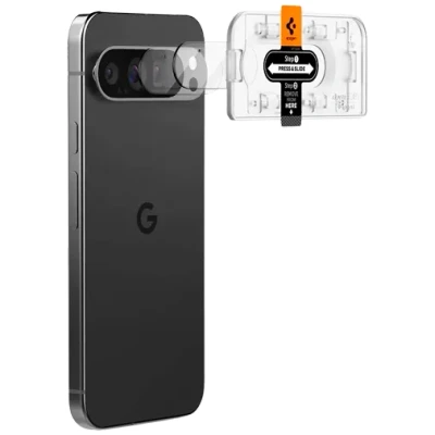 Abbildung von Spigen EZ Fit Gehärtetes Glass Camera Protector Google Pixel 9 Pro 2 Pack