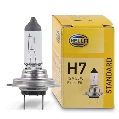 Abbildung von HELLA 8GH 007 157 121 Halogen Glühlampe H7 Standard 12V 55W Sockelausführung Glühlampe: PX26d Schachtel Menge: 1