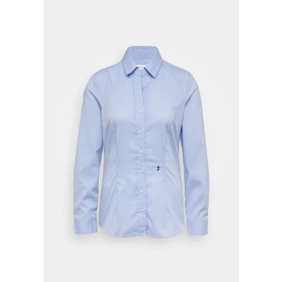 Abbildung von Seidensticker Business SLIM FIT Hemdbluse, Damen, Größe: 32, Hellblau