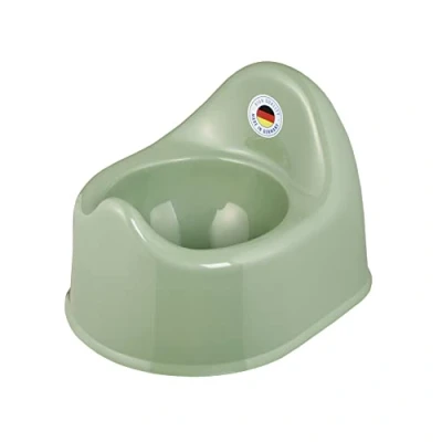 Abbildung von Rotho Babydesign Bella Bambina Kindertopf Kindertöpfchen in Grün mit integriertem Toilettensitz Robust und komfortabel für die Kindertoilette
