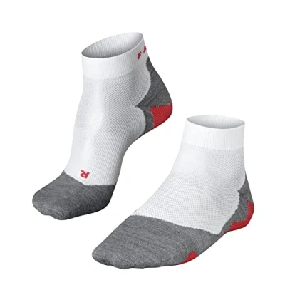 Abbildung von FALKE Herren Laufsocken RU5 Race Short M SSO Funktionsgarn Antiblasen 1 Paar, Weiß (White Mix 2020), 44 45