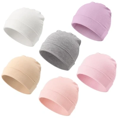 Abbildung von DRESHOW Neugeborenes Baby Mütze Hut Beanie Bekleidung Unisex Infant Kindergarten Jungen Mädchen 3 24 Monate