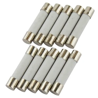 Abbildung von 10er Packung SeKi Keramik Sicherung 10A, 6x30mm, Flink; Glassicherung Feinsicherung 250V