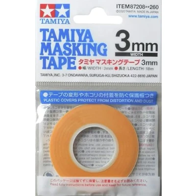 Abbildung von TAMIYA TAM87208 87208 Masking Tape 3 mm/18m, Modellbau, Zubehör, Gelb