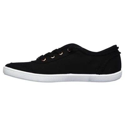 Abbildung von Skechers Damen Bobs B Cute Sneaker, Black Canvas, 39 EU