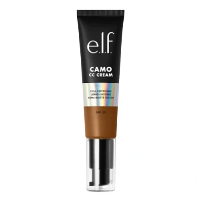 Abbildung von e.l.f. Camo CC Cream, Farbkorrigierende Foundation Mit Mittlerer Bis Voller Deckkraft Und LSF 30, Vegan &amp; Tierversuchsfrei, Deep 530 W, 30 g