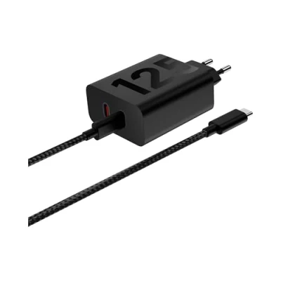 Abbildung von Motorola 125W TurboPower Duo Ladegerät (GaN Schnellladegerät mit 2 m 6,25A USB C auf Kabel zum Aufladen von Smartphones, Tablets, Laptops etc.)