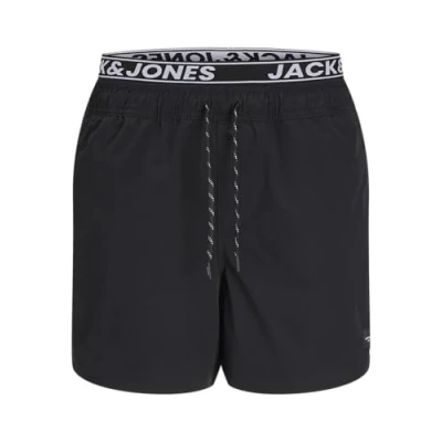 Abbildung von Jack &amp; Jones Jpstmaui Badeshorts, Herren, Größe: Medium, Black