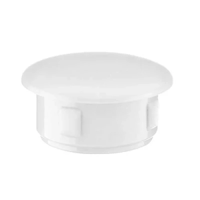 Abbildung von EMFA Abdeckstopfen für Bohrung Durchmesser 30 mm Weiß RAL 9010 Blindstopfen Abdeckkappen Endkappen Verschlusskappen 25 Stück Kopfdurchmesser 36 mm, Borloch 3 cm