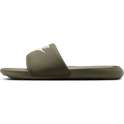 Abbildung von Nike Sportswear Victori ONE Slide Unisex Pantolette flach, Größe: 41, Cargo khaki Hochwertiges lederimitat