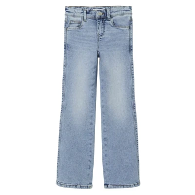 Abbildung von Name it Nkfpolly Jeans Bootcut für Kinder, Größe: 122, Light blue denim