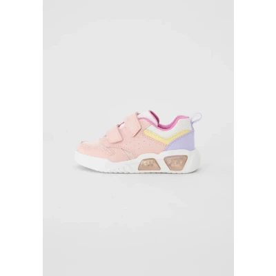 Abbildung von Geox J Illuminus GIRL Sneaker low für Kinder, Größe: 33, Pink/multicolor Schuhe