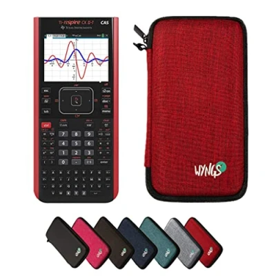 Abbildung von CALCUSO Sparpaket Rot mit Grafikrechner TI Nspire CX II T CAS