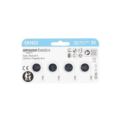 Abbildung von Amazon Basics Cr1632 Lithium Knopfzellen, 4 Stück (1er Pack)