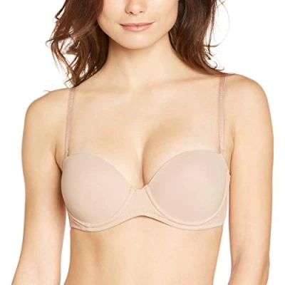 Abbildung von Calvin Klein Underwear Perfectly FIT trägerloser/variabler BH, Damen, Größe: 80C, Sanddune