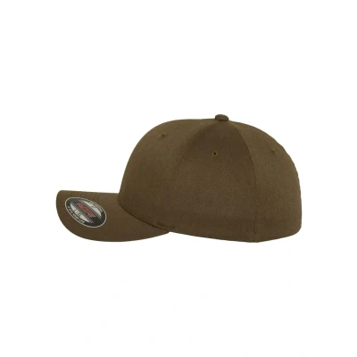 Abbildung von Flexfit Wooly Combed Cap, Herren, Größe: One Size, Olive