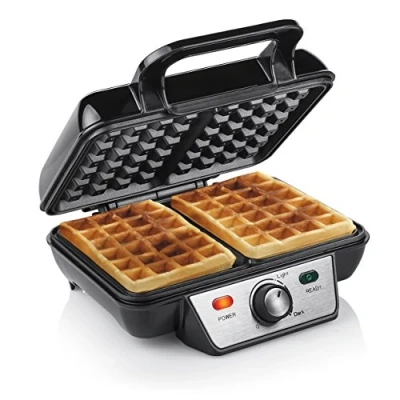 Abbildung von Tristar WF 2195 Waffeleisen Zwei Waffeln gleichzeitig Antihaftbeschichtung
