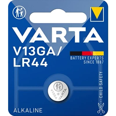 Abbildung von VARTA Batterien V13GA/LR44 Knopfzelle, 1 Stück, Alkaline Special, 1,5V, kindersichere Verpackung, für Spielsachen, Taschenrechner, Messgeräte
