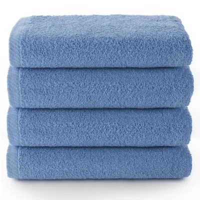 Abbildung von Top Towel Plus Badetücher 4 Gesichts oder Bidethandtücher 30x50 cm 100 % Baumwolle Lavendel