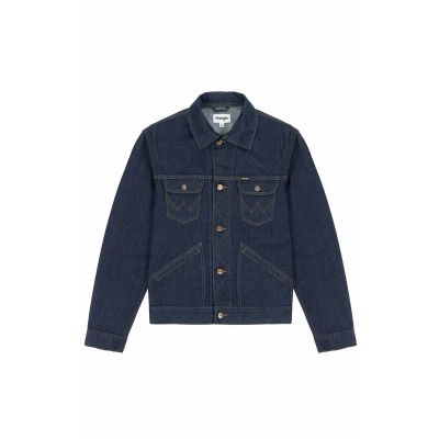 Abbildung von Wrangler MJ Jeansjacke, Herren, Größe: Medium, Rinse