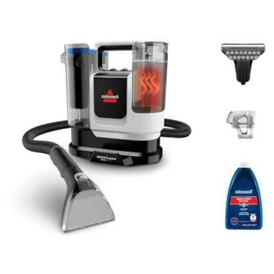 Abbildung von BISSELL SpotClean ProHeat Advanced Teppichreiniger und Polsterreiniger Gerät, Nasssauger Waschsauger, 1125W Motor, kompakte Multiflächenreinigung, leistungsstark gegen Flecken, mit Kabel, 3924N