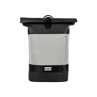 Abbildung von OAK25 Reflective Rolltop Tagesrucksack, Größe: One Size, Schwarz