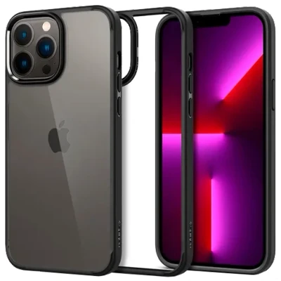 Abbildung von Spigen Ultra Hybrid TPU Back Cover Black Apple iPhone 13 Pro