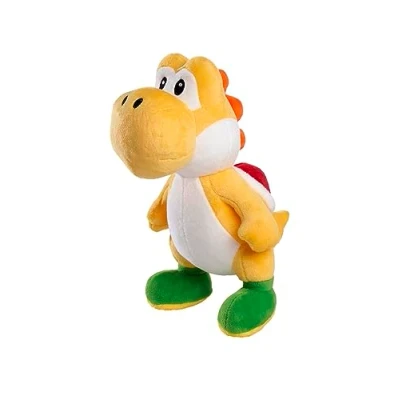 Abbildung von Simba Toys Super Mario Yoshi Plüschfigur Gelb ca 20 cm, farbenfrohe Kuschelfigur zum Liebhaben, weich und kindgerecht, geeignet ab den ersten Lebensmonaten, Geschenk für Kids Mario‑Fans